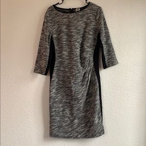 Grey modest dress